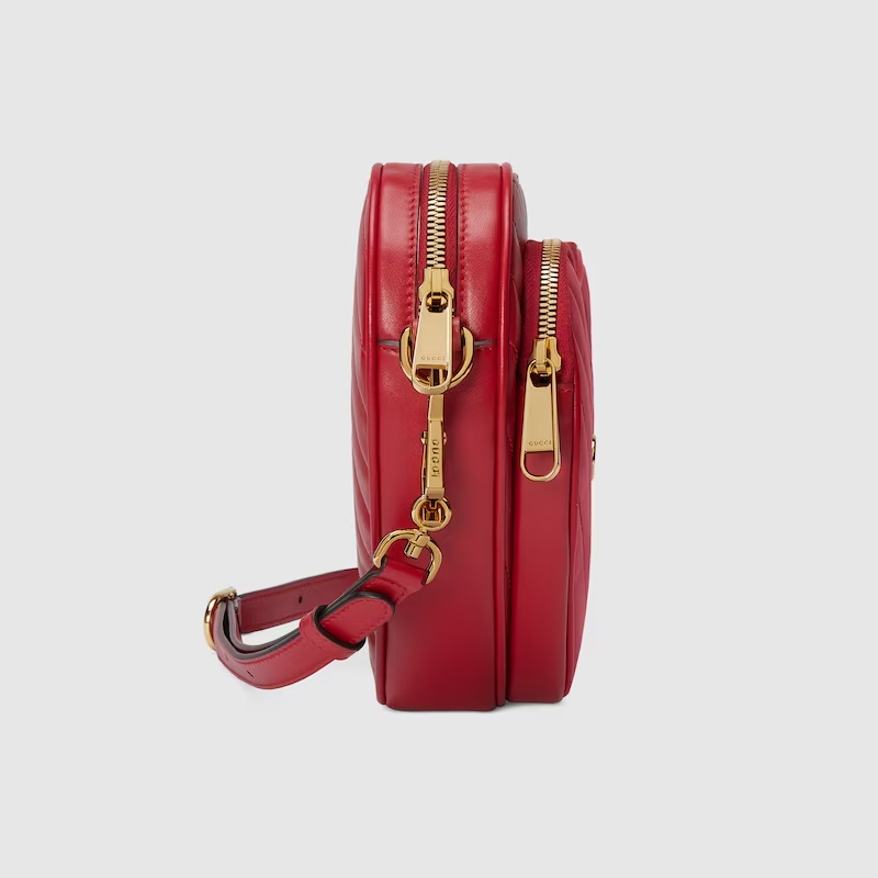 INTERLOCKING G MINI HEART SHOULDER BAG